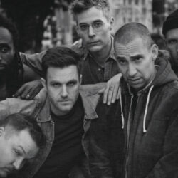 Bleachers band pose in